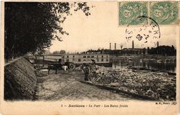 CPA ASNIERES - Le Port - Les Bains Froids (297155) - Arnières