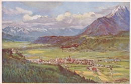 Schwaz * Künstlerkarte, Gebirge, Tirol, Alpen * Österreich * AK772 - Schwaz