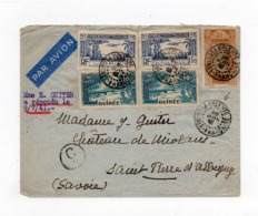 !!! PRIX FIXE : GUINEE, LETTRE PAR AVION DE LA KOLENTE DE 1941 POUR LA FRANCE - Lettres & Documents