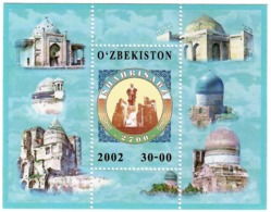 Uzbekistan 2002. Shahrisabz 2700(Mosque). S/S: 30-00.  Michel # BL 33 - Ouzbékistan