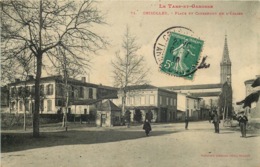 TARN ET GARONNE  GRISOLLES  Place Et Carrefour De L'église - Grisolles