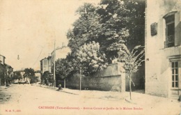 TARN ET GARONNE  CAUSSADE  Avenue Carnot Et Jardin - Caussade