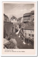 Saarburg Bez. Trier, Wasserfall Des Leukbaches Mit Alten Mühlen - Saarburg