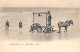 59-MALO-LES-BAINS- UNE CABINE - Malo Les Bains