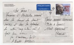 Beau Timbre Sur Cp , Carte , Postcard Du 20/08/2003 Pour La France - Cartas & Documentos