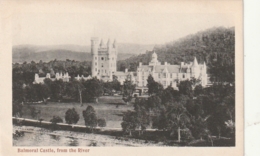 ***  SCOTLAND *** BALMORAL CASTLE From The River  -unused TTB - Aberdeenshire