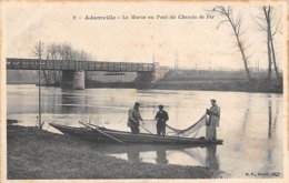 Thème.  Métier.   Pêche A La Ligne :      94   Adamville   Pêcheurs A La Senne       (Voir Scan) - Fischerei