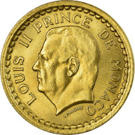 Monnaie, Monaco, Louis II, Franc, Undated (1943), SUP, Bronze-Aluminium - 1922-1949 Louis II