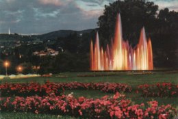 TORINO-PARCO DEL VALENTINO-FONTANA LUMINOSA- VIAGGIATA    F.G. - Parks & Gardens