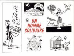 JEAN EFFEL  -  UN HOMME SOLIDAIRE  SECOURS POPULAIRE FRANCAIS  - - Effel