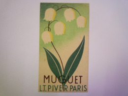 2019  -  2518  CARTE  Parfumée  MUGUET  L.T. PIVER  PARIS  XXXXX - Oud (tot 1960)