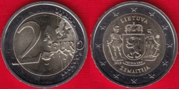 Lithuania 2 Euro 2019 "Zemaitija - Samogitia" BiMetallic UNC - Lituanie