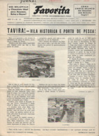 Tavira - Jornal Da Favorita De 1 De Fevereiro De 1955 - Chocolate E Biscoitos -  Imprensa - Publicidade. Faro. - Cucina & Vini