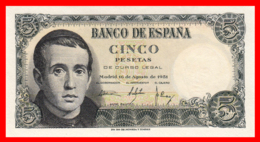 ESPAÑA BILLETE DE 5 Ptas. AÑO 1951 - 5 Peseten