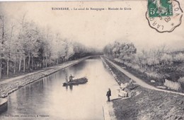 TONNERRE        LE CANAL DE BOURGOGNE. MATINEE DE GIVRE - Tonnerre