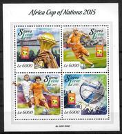 SIERRA LEONE  Feuillet N° 5569/72 * *  ( Cote 20e )     Football  Soccer Fussball - Africa Cup Of Nations
