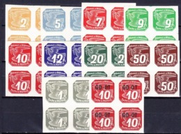 Boheme Et Moravie 1939 Mi 42-51 (Yv TPJ 1-10), (MNH)** - Unused Stamps