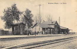 CPA 60 BRESLES LA GARE - Other & Unclassified