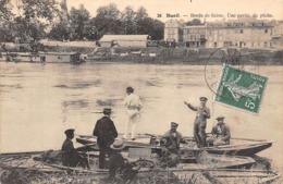 Thème.  Métier.   Pêche A La Ligne :    92       Rueil.Malmaison    Une Partie De Pêche       (Voir Scan) - Fischerei