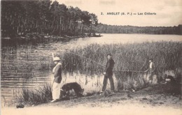 Thème.  Métier.   Pêche A La Ligne :    64   Anglet      Lac Chiberta        (Voir Scan) - Fishing