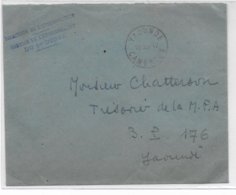 Delcampe - CAMEROUN - 1947 - ENVELOPPE En FRANCHISE Du SERVICE De L'ENSEIGNEMENT à YAOUNDE - Covers & Documents