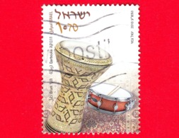 ISRAELE -  Usato - 2010 - Strumenti Musicali Del Medio Oriente - Darbuka Drum - 1.70 - Used Stamps (without Tabs)