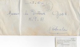 CAMEROUN - 1940/1945 - ENVELOPPE En FRANCHISE FM De ABONG MBANG (RARE MAIS MAL FRAPPE) => KRIBI - Covers & Documents