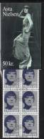 DENMARK 1996 Asta Nielsen Booklet S81 With Cancelled Stamps.  Michel 1125MH, SG SB170 - Carnets