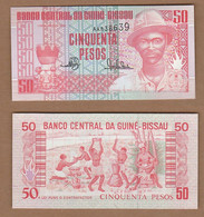 AC - GUINEA - BISSAU 50 PESOS AA UNCIRCULATED - Guinea-Bissau