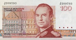 Luxembourg 100 Francs, P-58a (1986) - UNC - Sign.1 - Luxemburg