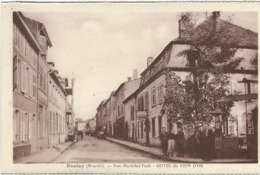 Moselle, Boulay : Rue Marechal Foch, Hotel Du Lion D'Or - Boulay Moselle