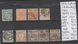 TIMBRES D ALLEMAGNE NEUF + OBLITEREES (WURTTEMBERG) 1873 Nr VOIR SUR PAPIER AVEC TIMBRES COTE 594.10 € - Other & Unclassified