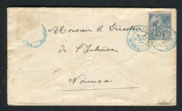 Rare Lettre De Canala Pour Nouméa ( 1898 ) - Cartas & Documentos