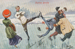 Patinage Artistique Ice Skating Par Arthur Thiele . Danse . Chute . Humour - Eiskunstlauf