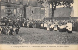 CPA 78 EQUIPAGE DE BONNELLES LA CEREMONIE ANNUELLE DE BENEDICTION A LA SAINT HUBERT - Limay