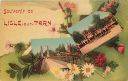 LISLE SUR TARN - Souvenir Carte Multi-vues. - Lisle Sur Tarn