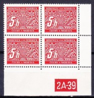 Boheme Et Moravie 1939 Mi P  1 (Yv TT 1), (MNH)** - Unused Stamps