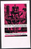 Viñeta SALON Antuiguedades LISBOA (Portugal) 1968, Vignette, Label. Feria De Lisboa ** - Andere & Zonder Classificatie