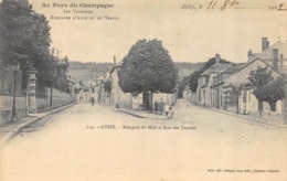 CPA 51 AVIZE REMPART DU MIDI ET RUE DES CARMES  1902 - Otros & Sin Clasificación