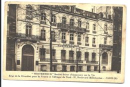 PARIS 8e - Siège De La WINTERTHUR Société Suisse Assurance - 57 Bd Malesherbes - VENTE DIRECTE X - Arrondissement: 08