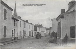 17 La CHAPELLE-BASSE MER (Loire-Inf.) Rue Du Cimetière Vers La Mairie CPA écrite - La Chapelle Basse-Mer