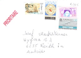 Auslands - Brief Von 69006 Lyon Mit 8,60 Franc Mischfrankatur 2019 - 2018-2023 Marianne L'Engagée