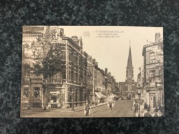 Brussels - Bruxelles - Etterbeek - Rue Général Leman Et Eglise Sainte-Gertrude - Etterbeek