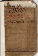 VP15.705 - MILITARIA - BELLEY 1891 - Livret Militaire Du Soldat C. BLANC De DOMPIERRE Au 5 ème Rgt D'Artillerie - Documentos