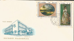 V) 1972 CARIBBEAN, VIII SERIES, PAINTINGS IN THE NATIONAL MUSEUM, LA TAJONA-HENRY CLEENEWERK, LA SEÑORA MALPICA-O. COLLA - Storia Postale