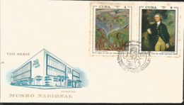 V) 1972 CARIBBEAN, VIII SERIES, PAINTINGS IN THE NATIONAL MUSEUM, CRIOLLO LANDSCAPE-CARLOS ENRIQUEZ, SIR WILLIAM LEMON, - Brieven En Documenten
