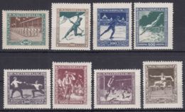 Hungary 1925 Sport Mi#403-410 Mint Never Hinged, Very Fine - Unused Stamps