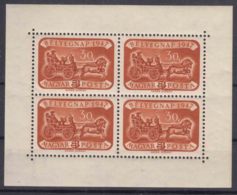 Hungary 1947 Mi#999 Kleinbogen, Mint Hinged - Unused Stamps