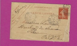 FRANCE Lettre TYPE ENTIERS SEMEUSE Obl PELISSANNE 1911 - 1877-1920: Semi Modern Period