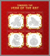 SIERRA LEONE 2019 MNH Year Of The Rat 2020 Jahr Der Ratte Annee Du Rat M/S - OFFICIAL ISSUE - DH1936 - Chinese New Year